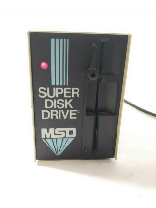 Rare Msd 5.  25 " Disk Drive For Commodore 64/128 - Model Sd - 1