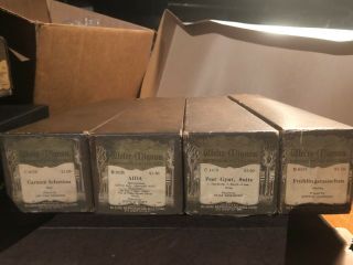 Bundle Of Four Welte - Mignon Player Piano Rolls (vintage,  Early 1900 
