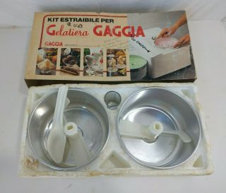Vintage Parts For Gaggia Gelatiera Ice Cream Gelato Machine Maker Italy