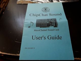 Microchannel (MCA) Sound Card (ChipChat) 4