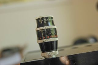 Kern - Paillard Yvar 75mm F2.  8 C Mount Lens Bolex H16 Cameras