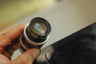 Kern - Paillard Yvar 75mm F2.  8 C Mount Lens Bolex H16 cameras 7