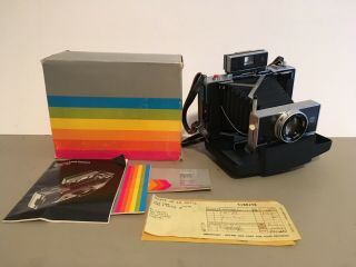 Boxed Polaroid Land Camera - Model 195 -.