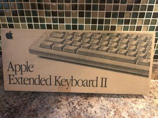 Apple Extended Keyboard Ii Mechanical Adb M0312 Macintosh Mac Ii Se30