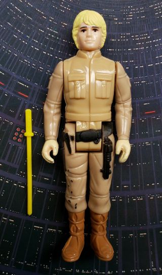 Star Wars Vintage 1980 Kenner Esb Luke Skywalker Bespin Figure With Lightsaber