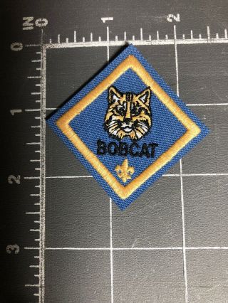 Vintage Boy Scouts Of America Bsa Cub Bobcat Rank Patch Insignia Badge Position