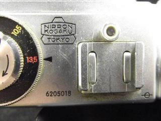 Nikon SP Rangefinder Camera with Nikkor - S 1.  4 f=5cm Lens with Case 10