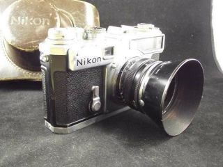 Nikon SP Rangefinder Camera with Nikkor - S 1.  4 f=5cm Lens with Case 3