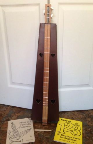 Vintage Dulcimer String Instrument For Beginners Book Songs Tunes Cross Morse