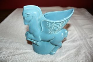 Vintage Red Wing Pegasus/ Flying Horse Vase