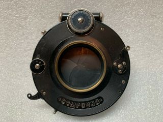 Vintage Bausch Lomb Compound Camera Shutter Format Or Restoration D