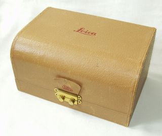 Leitz De Luxe Leather Presentation Case For Leica M