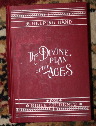 The Divine Plan Of The Ages 1909 Studies In The Scriptures Watchtower Jehovah Sl