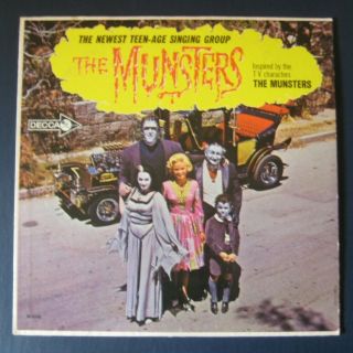 Vintage Vinyl Lp The Munsters 1964 Decca Label - Mono