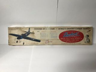 Vintage Sterling Control Line Model Airplane Kit Sky Shark Navy Carrier Rare