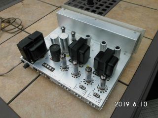 Fisher x - 100 tube amplifier 11