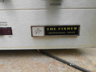 Fisher x - 100 tube amplifier 4
