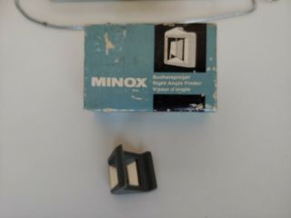Minox C Camera,  ME - 1 Flash,  Binocular Attachment,  Tripod Accessory,  Right Angel Find 6
