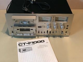Pioneer Ct - F1000 Cassette Tape Deck