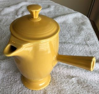 Vintage Fiesta Ware Fiestaware Stick Handle Demitasse Coffee Pot Homer Laughlin 7