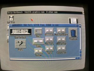 NTSC Commodore Amiga 600 A600HD,  2MB RAM,  40MB HD,  A600 Power Supply 6