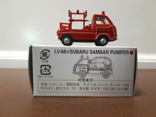 Tomytec Tomica Limited Vintage LV - 68a Subaru Sambar Pumper 2