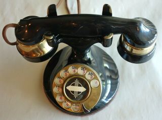 Vintage Automatic Electric Gte 975c Rotary Dial Telephone