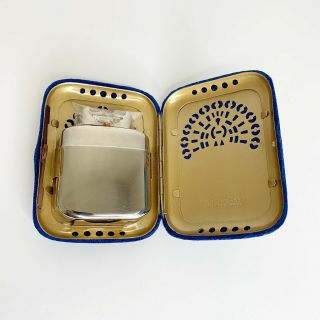 Vintage Compact Style Peacock Pocket Hand Warmer (and Lighter) 2