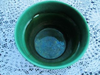 Vintage Mid Century Modern Beehive Haeger Pottery Planter Green Drip Glaze 3789 3