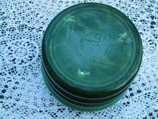 Vintage Mid Century Modern Beehive Haeger Pottery Planter Green Drip Glaze 3789 4
