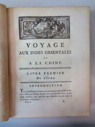 1782 FIRST EDITION Sonnerat 2 Vols VOYAGE East Indies China Travel 138 Plates 5