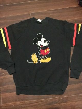 Vintage Mickey Mouse Disney Sweater Women’s Xl 80s