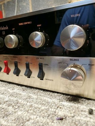 MCINTOSH C11 VACUUM TUBE STEREO PREAMPLIFIER GORGEOUS 3