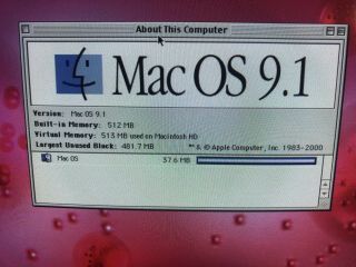 1999 Apple iMac G3 Blueberry PRAM 3