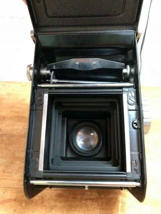FUJI FUJICAFLEX TLR 120 Film Camera Fujinar 8.  9cm F2.  8 9