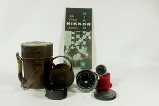 W - Nikkor C 2.  5cm F4 Wide Angle Lens For Nikon S2 Rangefinder