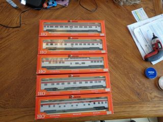 5 Vintage Rivarossi Southern Pacific Ho Scale Train Cars Made In Italy