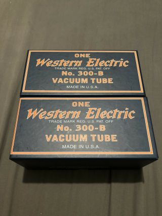 Match Pair Western Electric WE 300B 2