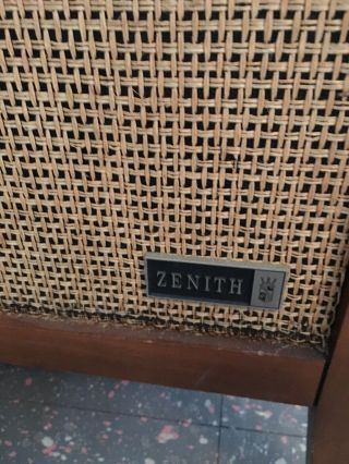 Vintage 1960 ' s ZENITH STEREO CONSOLE 3