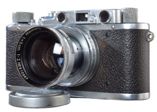 Leica III DRP body w 50mm F2 coated Summitar Chrome Body 1933 vint 2