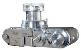 Leica III DRP body w 50mm F2 coated Summitar Chrome Body 1933 vint 3