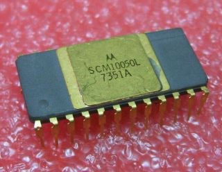 Scm10050l Motorola Logic Ic Grey Ceramic Gold - Vintage Pull Qty 1