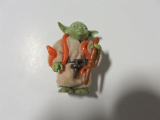 Yoda (orange Snake) Vintage Star Wars Figure Complete