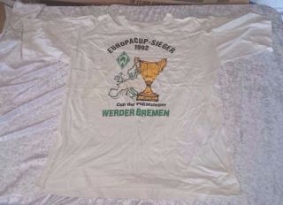 Europacup - Sieger 1992 T Shirt Vintage Werder Bremen Cup Der Pokalsieger Rare