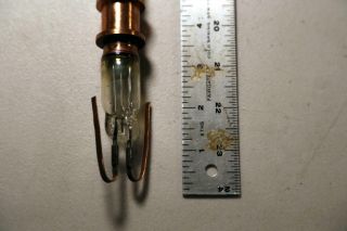 1934 SMALL METAL - GLASS POWER TRANSMITTING VACUUM TUBE - RCA - FORERUNNER - 887 - 888 2
