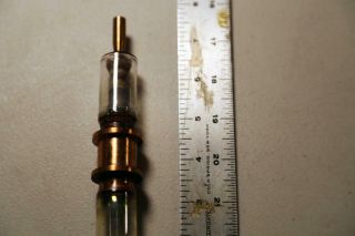 1934 SMALL METAL - GLASS POWER TRANSMITTING VACUUM TUBE - RCA - FORERUNNER - 887 - 888 4