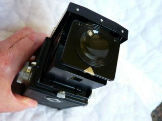 NEAR Zeiss Ikon Ikoflex Favorit IIC TLR Camera & Case W/Tessar F:3.  5 75mm 6