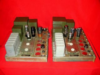 US Signal Corps Western Electric 6L6 6SL7 Tube 115 - 230V Power Amplifiers [Pair] 2