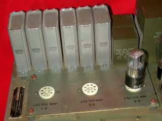 US Signal Corps Western Electric 6L6 6SL7 Tube 115 - 230V Power Amplifiers [Pair] 7