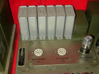 US Signal Corps Western Electric 6L6 6SL7 Tube 115 - 230V Power Amplifiers [Pair] 8